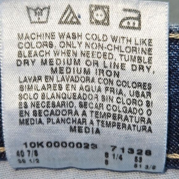 RIDERS BY LEE Women's Plus Mid Rise Instant Slimming Med Wash Jean Shorts 18W - Picture 11 of 13